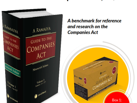 A. Ramaiya Guide to Companies Act in 6 parts. For Cheap