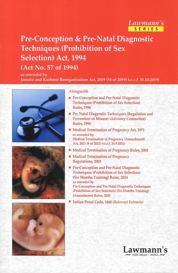 Pre-Conception & Pre-Nepal Diagnostic Techniques (Prohibition of Sex Selection) Act, 1994 For Cheap