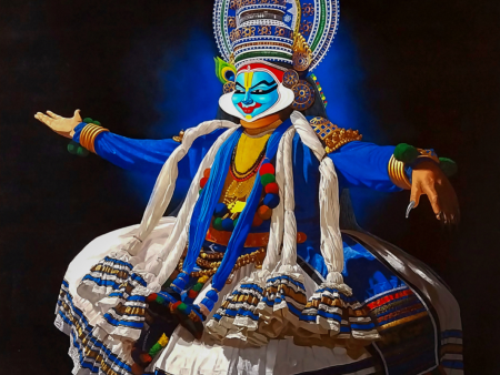 Blue Kathakali Cheap