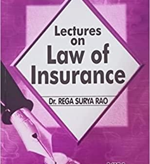 Lectures On Law Of Insurance For Sale