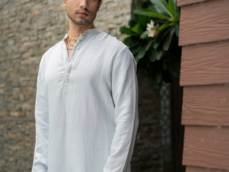 Arctic Bloom Kurta Set Cheap